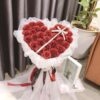 Hoa sáp tim voan cao cấp+ topper