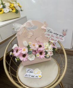 Lẵng cánh bướm hoa hướng dương