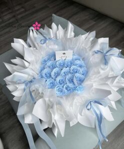 Bó hoa công chúa xanh ecuado