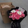 Bó hoa hồng sẽ mix tulip