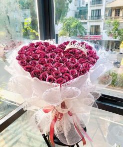 Trái tim hồng giấy gấm