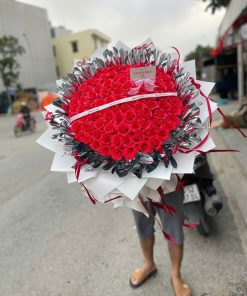 Bó hoa vũ nữ mix giấy bạc 2026