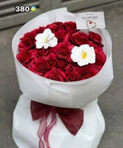 Hoa sáp 7 lớp + tulip