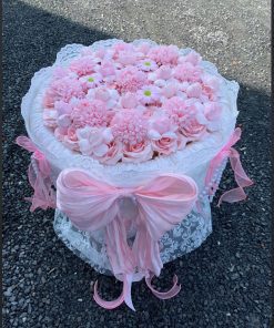 Hoa tỉ muội mix hồng + hoa phăng 20-10 sz trung