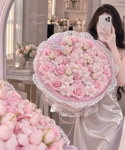Bó hoa vũ nữ+ tỉ muội bướm ren hot hit 2016