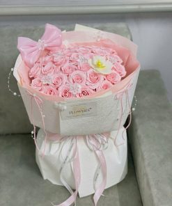 Bó hoa vũ nữ giấy xé trơn